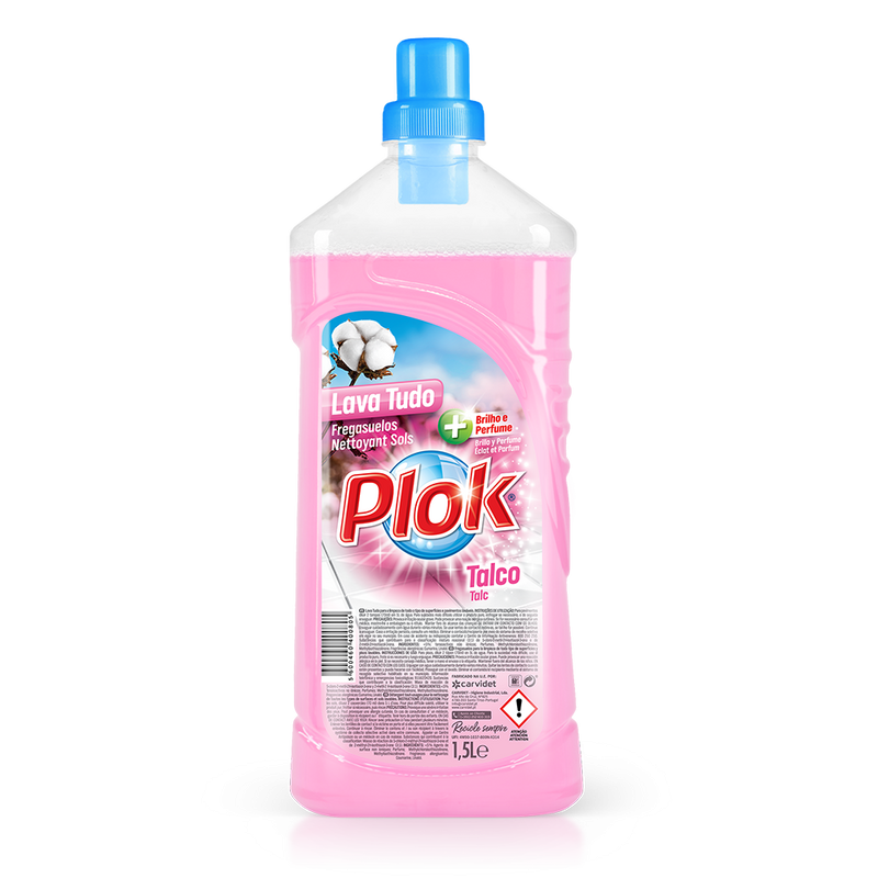Lava Tudo Talco PLOK 1,5L