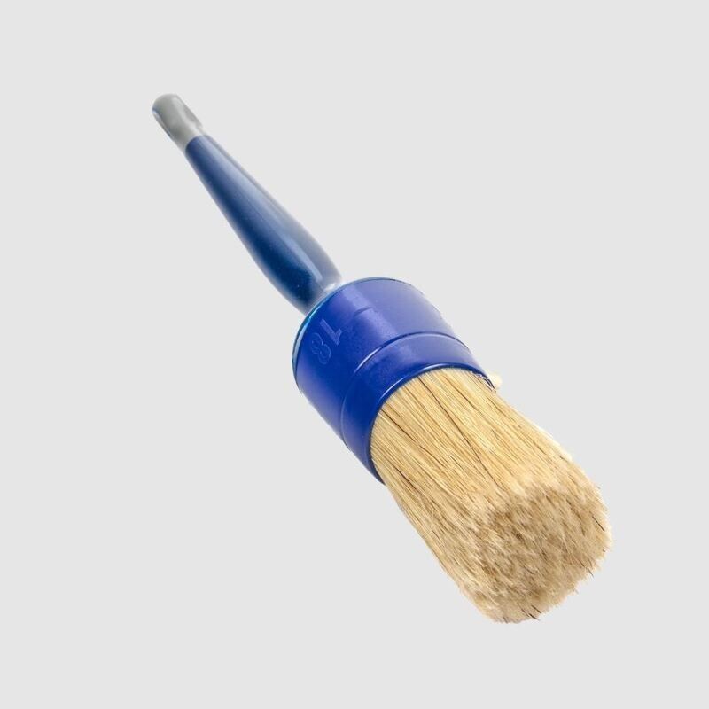 RRC BLUE BRUSH WITH NATURAL BRISTLES N18
