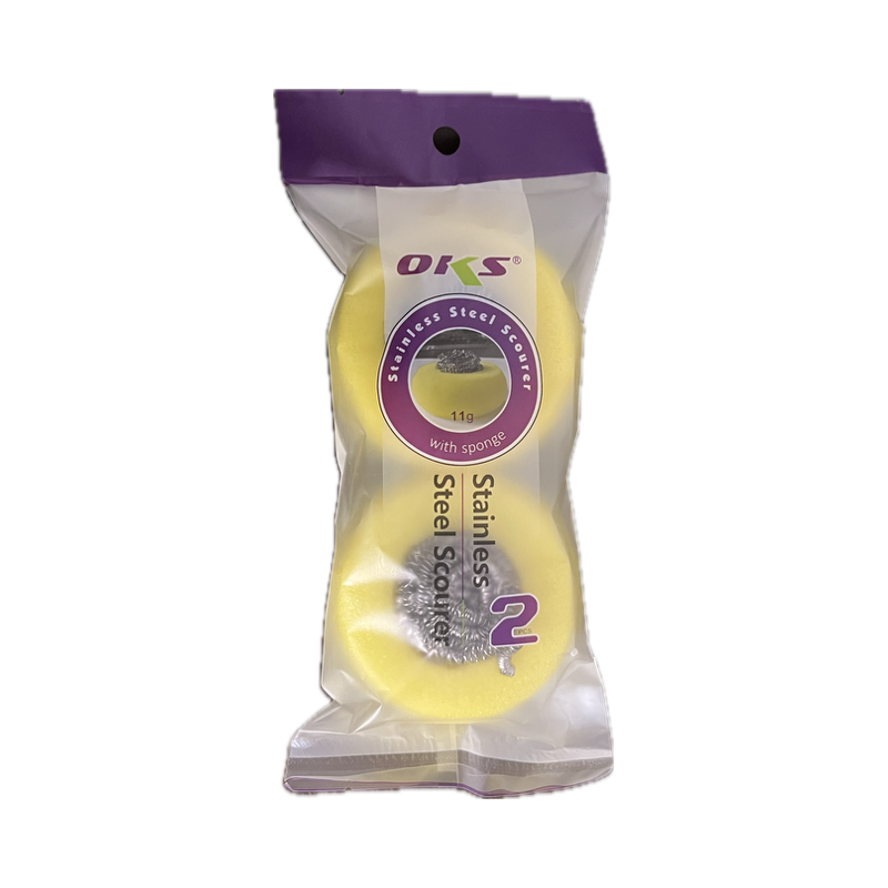 ESFREGÃO + ESPONJA (CONJ - 2PCS)